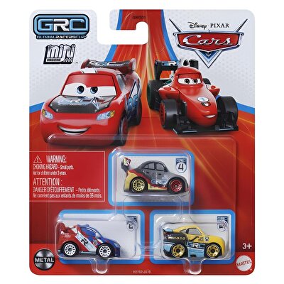 Cars Mini Karakter Arabalar Üçlü Paket HXY62
