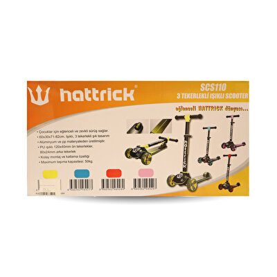 Hattrick Twist Işıklı Pembe Scooter SCS110