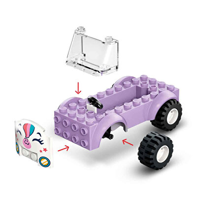 LEGO Friends Tek Boynuzlu At Pasta Dağıtım Arabası 42675
