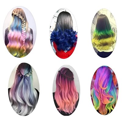 Lukky Mavi Simli Saç Tebeşiri