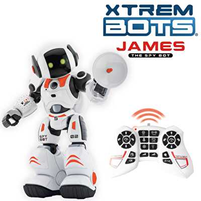 Xtrem Bots Yürüyebilen Kumandalı Sesli Robot James Spybot