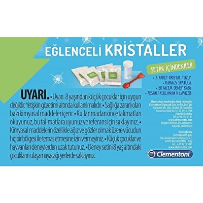 Bilim ve Oyun Işıltılı Kristaller Mini Set