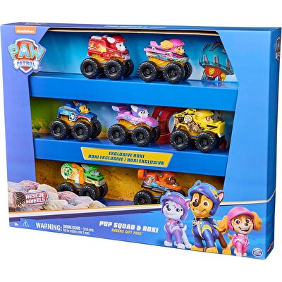 Paw Patrol Rescue Wheels 7’li Pup Squad Racers Seti