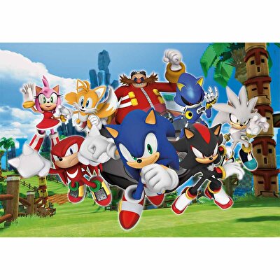 Clementoni Sonic The Hedgehog Supercolor Puzzle 104 Parça