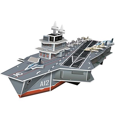 Cubic Fun 3D Puzzle 60 Parça Charles De Gaulle Uçak Gemisi