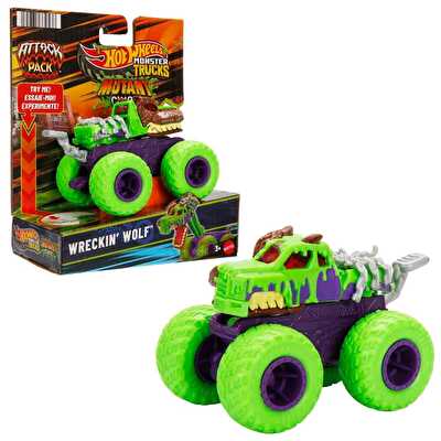 Hot Wheels Monster Trucks Atak Arabalar Wreckin' Wolf JML00