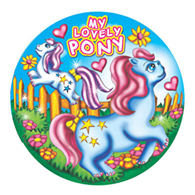 Renkli Baskılı Plastik Top  12 cm.