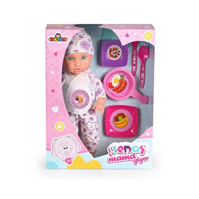 Senoş Bebek Mama Yiyen Sarışın