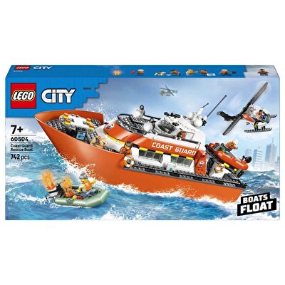 LEGO City Sahil Güvenlik Kurtarma Botu ve Helikopteri 60504