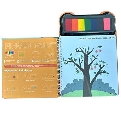 Lino Parmak Boyama Aktivite Kitabı Animal