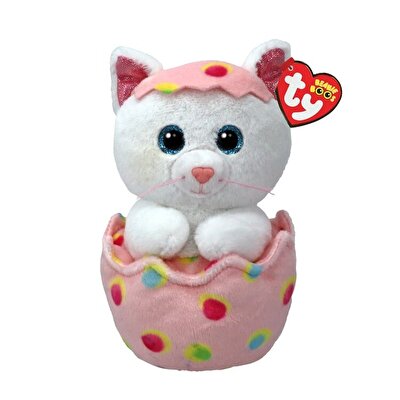 TY Beanie Boo's Giggles Cat in Egg 15 Cm