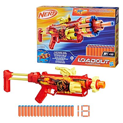 Nerf Loadout FlareFusion Blaster ve 18 N1 Dart