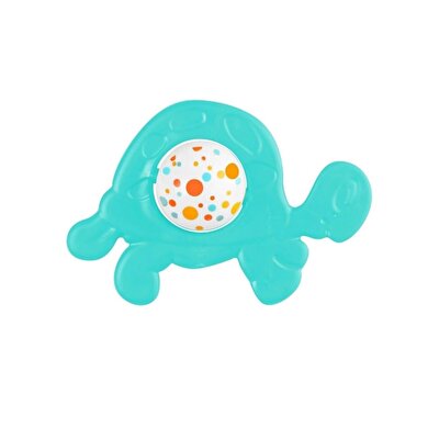 LC Sevimli Kamplumbağa Diş Kaşıyıcı Çıngırak Mavi