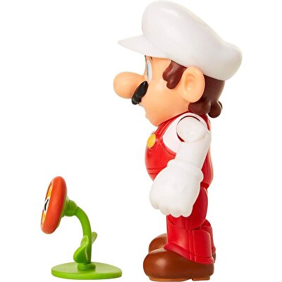 Ni̇ntendo Super Mari̇o Fi̇gürü Ateş Mari̇o 10 Cm