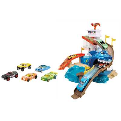 Hot Wheels Renk Değiştiren Araçlar Sharky Yarış Seti