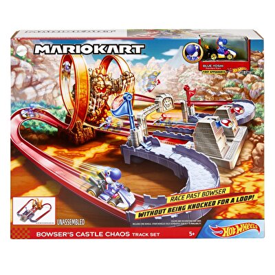 Hot Wheels Mario Kart Bowser'ın Kalesinde Kaos Oyun Seti GNM22