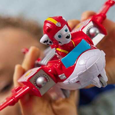 Paw Patrol Air Rescue Figür ve Kurtarma Aracı Marshall