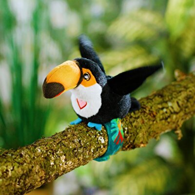 Happy Yappers Slap Bant Kırmızı Konuşan ve Taklit Eden Toucan