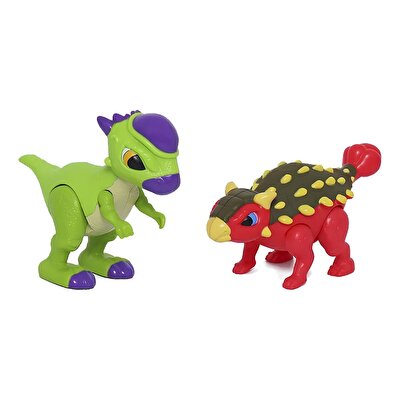 Dino Troops Kids Ankylosaurus ve Pachycephalosaurus İkili Set