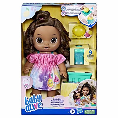 Baby Alive Bebeğimle Eğlenceli Yudumlar Esmer F7357