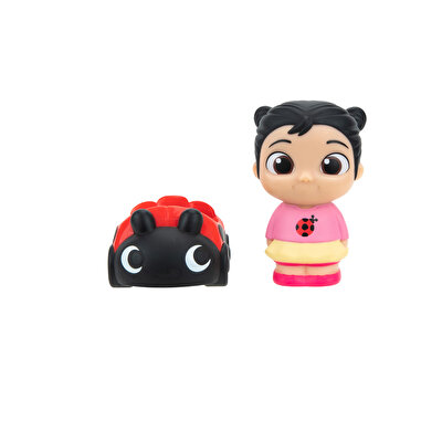 Cocomelon Araçlı Tekli Figür Cece's Ladybug Cruiser