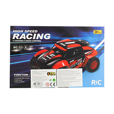 High Speed Racing Uzaktan Kumandalı Kırmızı Araba 27 Mhz