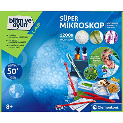 Clementoni Bilim ve Oyun Süper Mikroskop