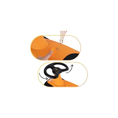 Sesli ve Işıklı Royal Swing Car Turuncu