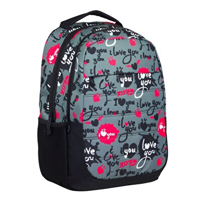 Cennec Sırt Çantası Siyah I Love You 136