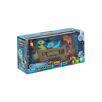 Dino Troops Kids 4'lü Dino Transporter Truck