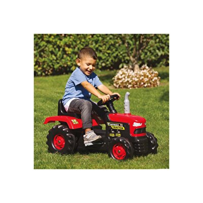 Dolu Pedallı Traktör Kırmızı