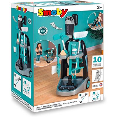 Smoby Rowenta Araba & Elektrikli Süpürge