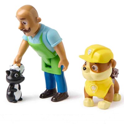 Paw Patrol 3’lü Figür Seti Rubble Ve Mr. Porter