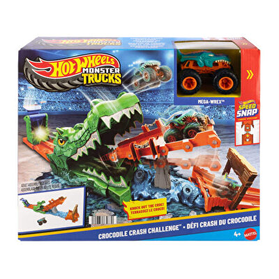 Hot Wheels Monster Trucks Timsahı Devir Oyun Seti JJN45