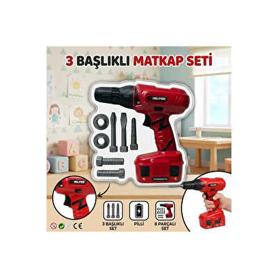 Pille Çalışan Matkap Seti