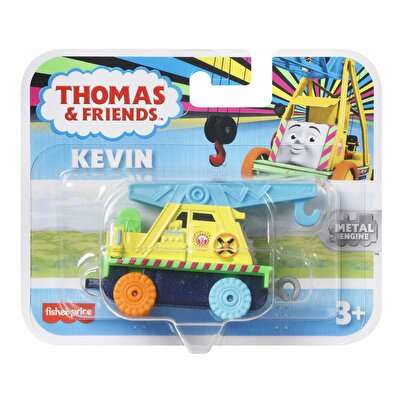 Thomas ve Arkadaşları Sür-Bırak Küçük Tekli Trenler Renkli Kevin HBX80