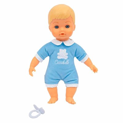 Cicciobello Yumuş Bebek 24 cm Mavi Tulum