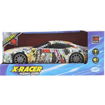 Sürtmeli Sesli ve Işıklı Yarış Arabası JA003