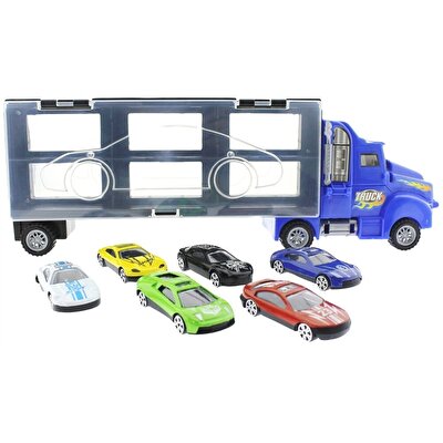 Fırlatma Rampalı Araç Taşıyıcı Kamyon Mavi