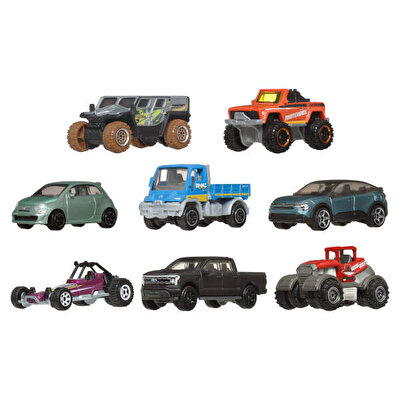 Matchbox 1:64 Ölçekli Metal 8'li Araba Seti JCT89