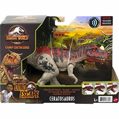 Jurassic World Kükreyen Saldırı Dinozoru Figürleri Ceratosaurus HCL92