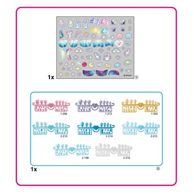 Aquabeads Sihirli Atlar ve Yıldızlar Yedek Tırnak Paketi 35060