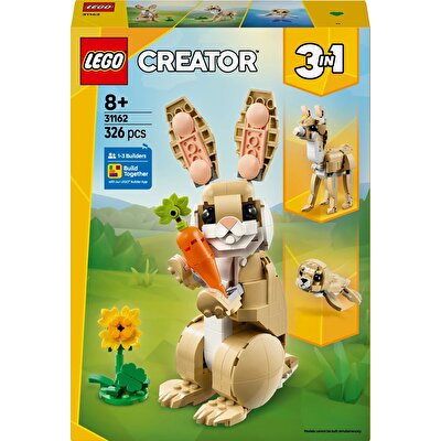 LEGO Creator 3'ü 1 Arada Arada Sevimli Tavşan 31162