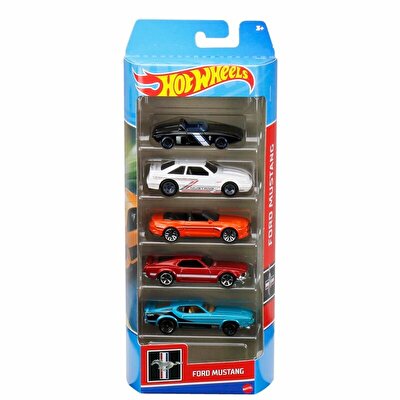 Hot Wheels Beşli Araba Seti Ford Mustang HFV92