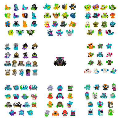 Mr. Beast Lab Swarms Mikro Beast 2’li Figür S1-24702