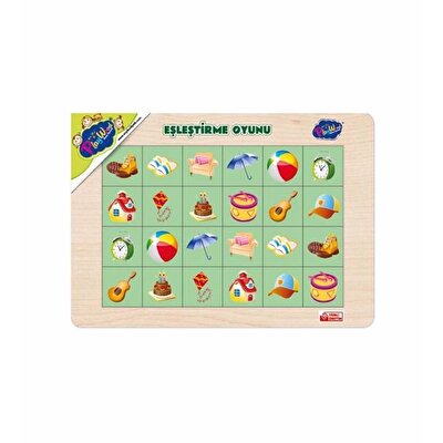 Ahşap Eğitici Eşleştirme Oyunu Karışık