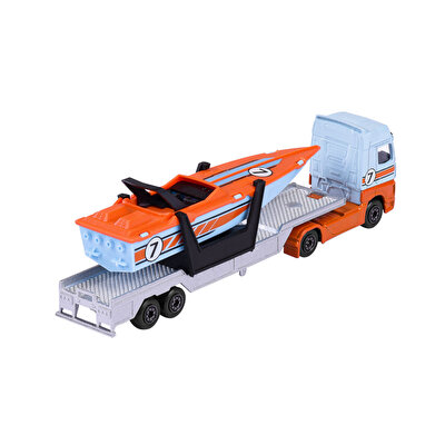 Majorette Transporter Serisi Mercedes Benz Actros Tekne Taşıyıcı
