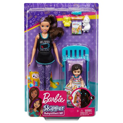 Barbie Bebek Bakıcılığı Oyun Seti Uyku Zamanı GHV88