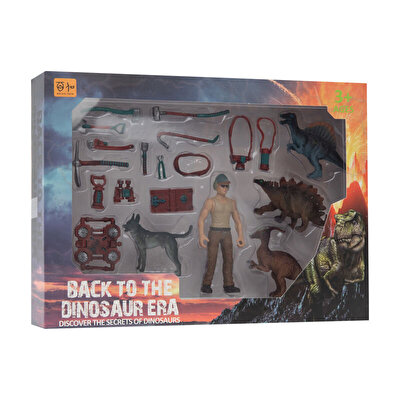Erkek Figürlü Dinozor Set