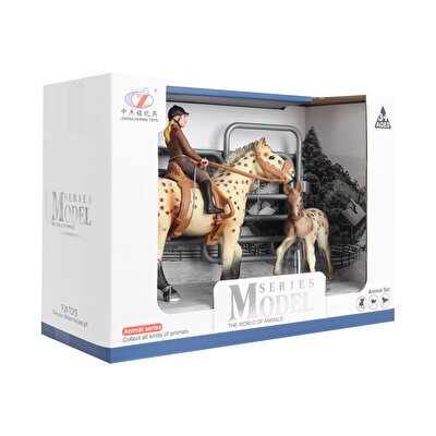 Çiftlik Hayvanları Kovboy At ve Tay Seti